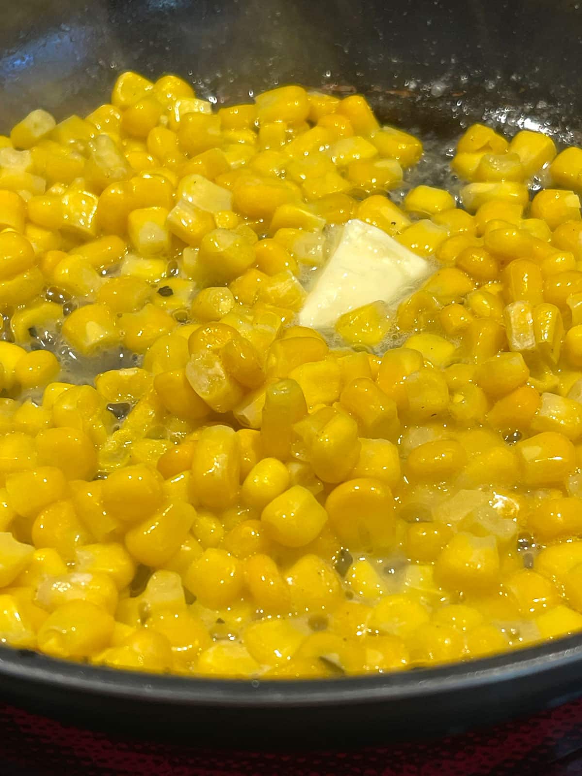 buttered frozen corn