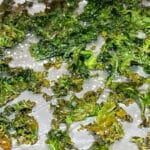 roasted kale leaves