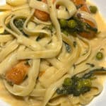 vegetable fettucine alfredo