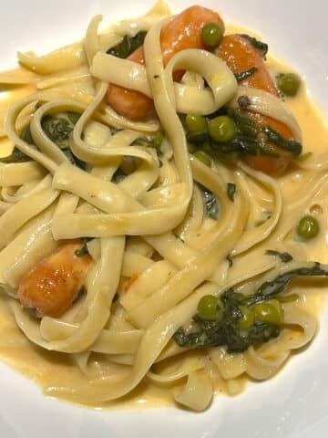vegetable fettucine alfredo
