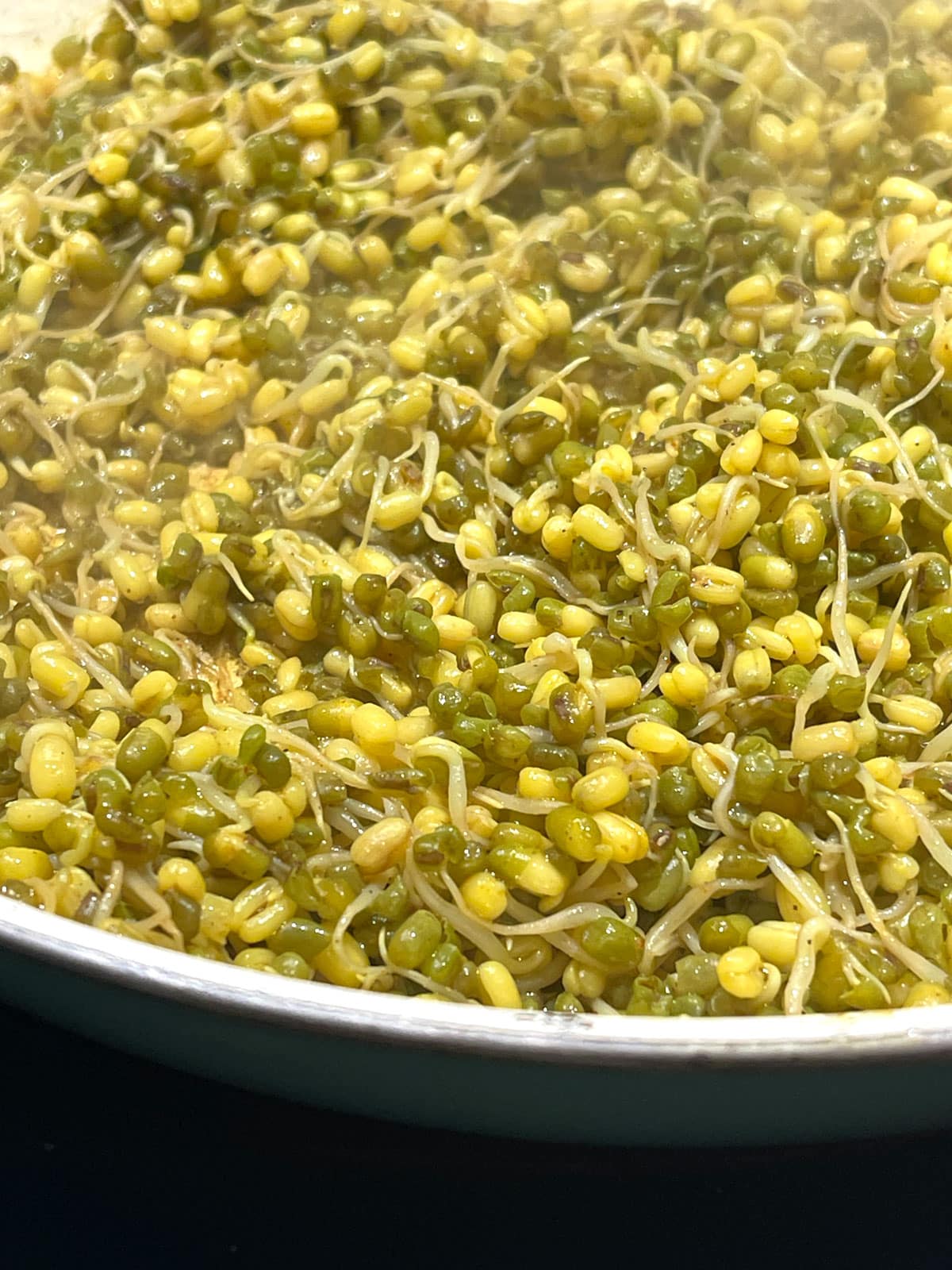 stir fried mung beans