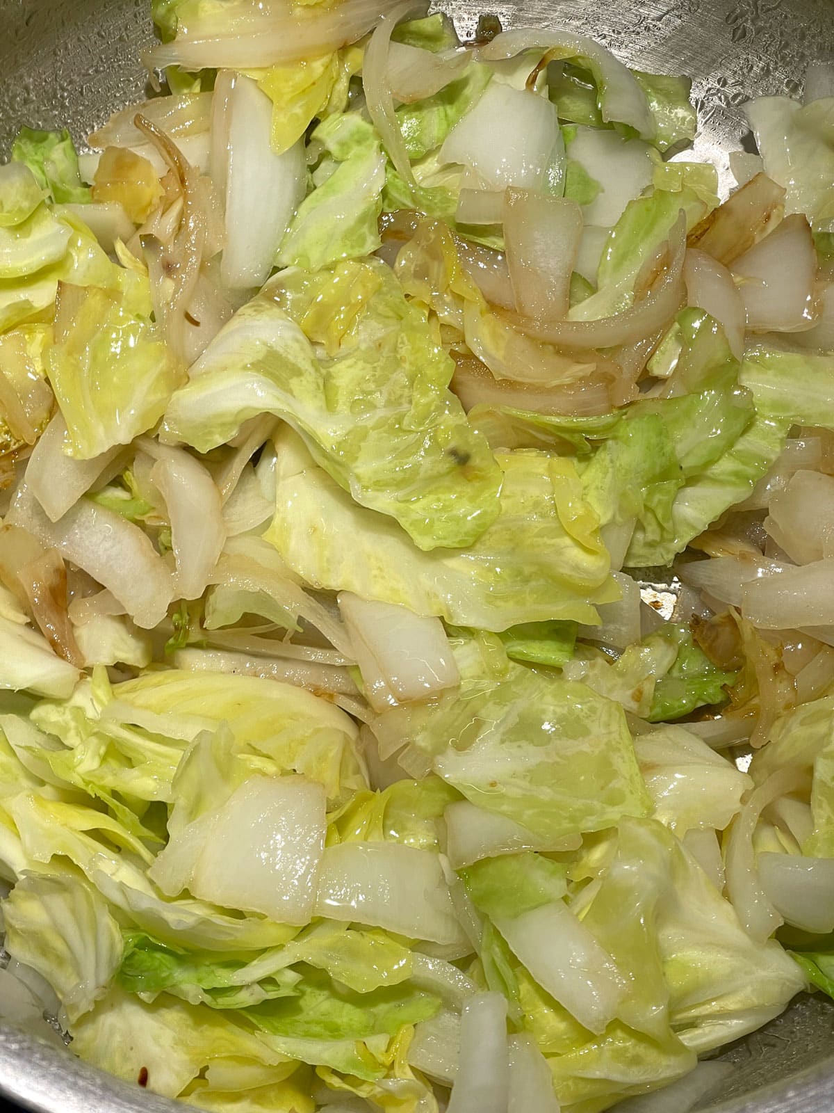sauteed cabbage and onions