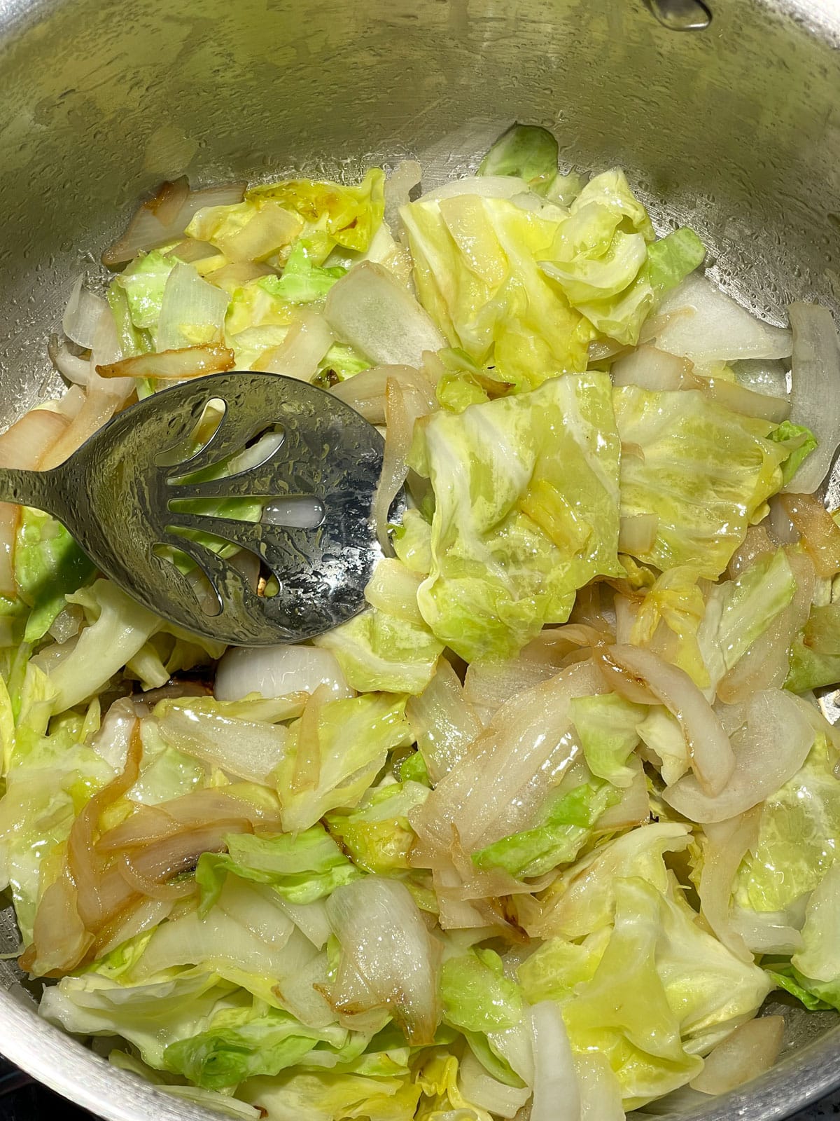 sauteed cabbage and onions