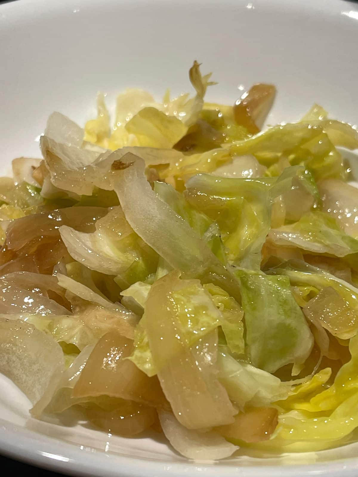 sauteed cabbage and onions