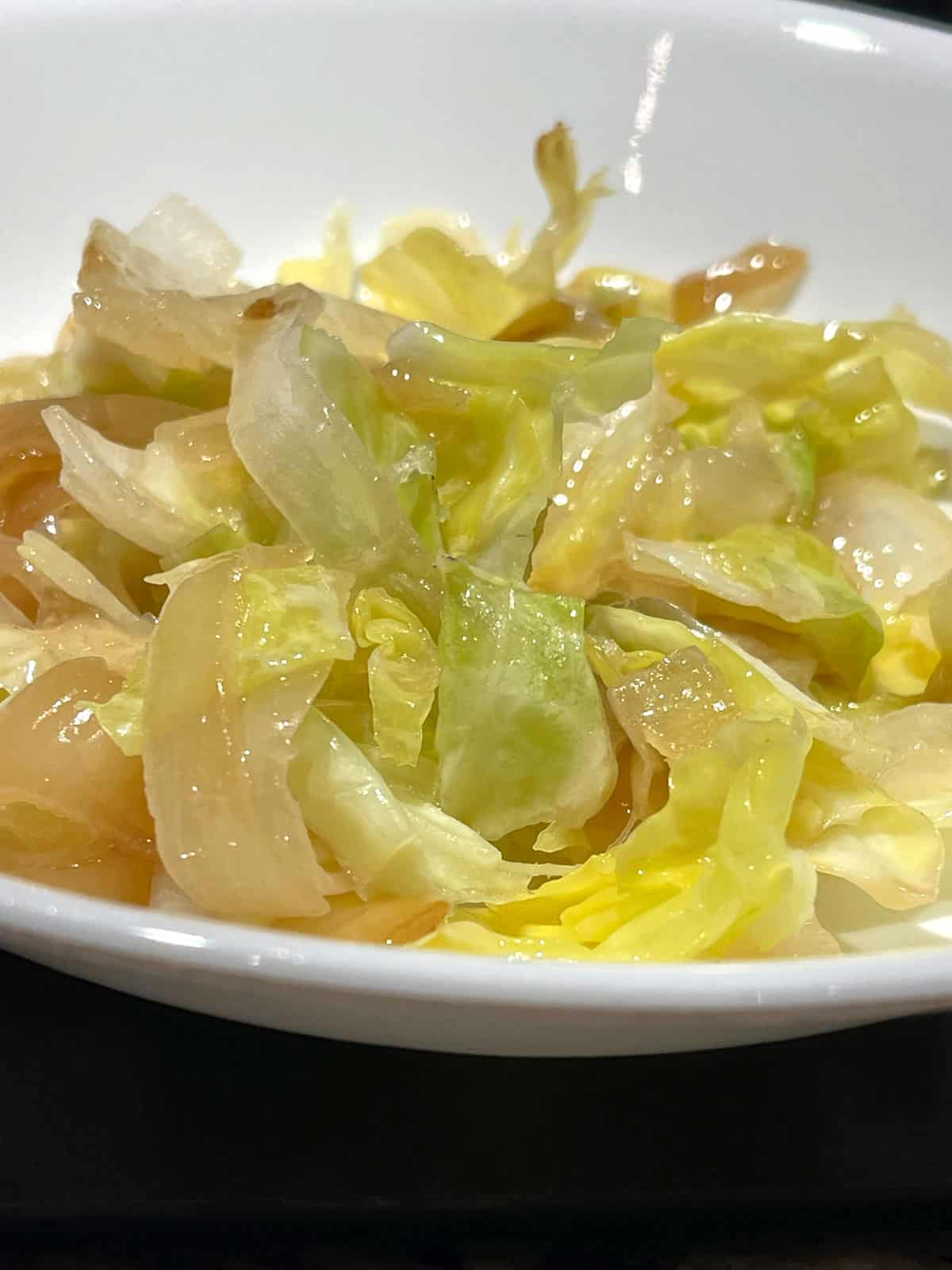 sauteed cabbage and onions