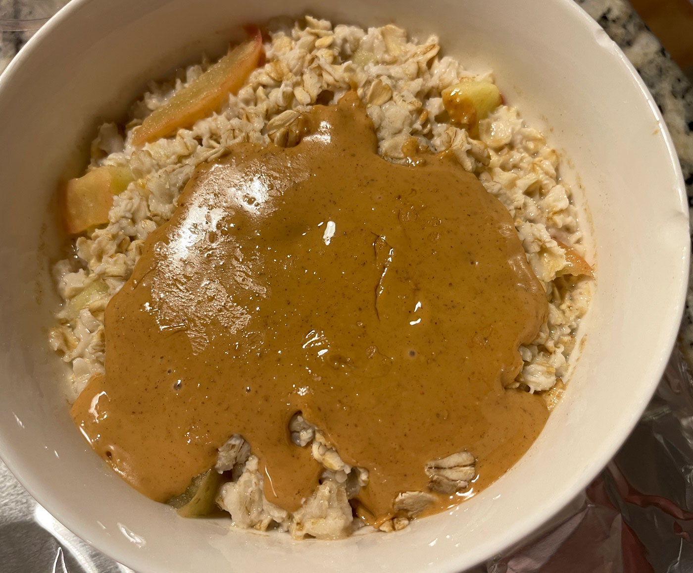 microwave apple oatmeal