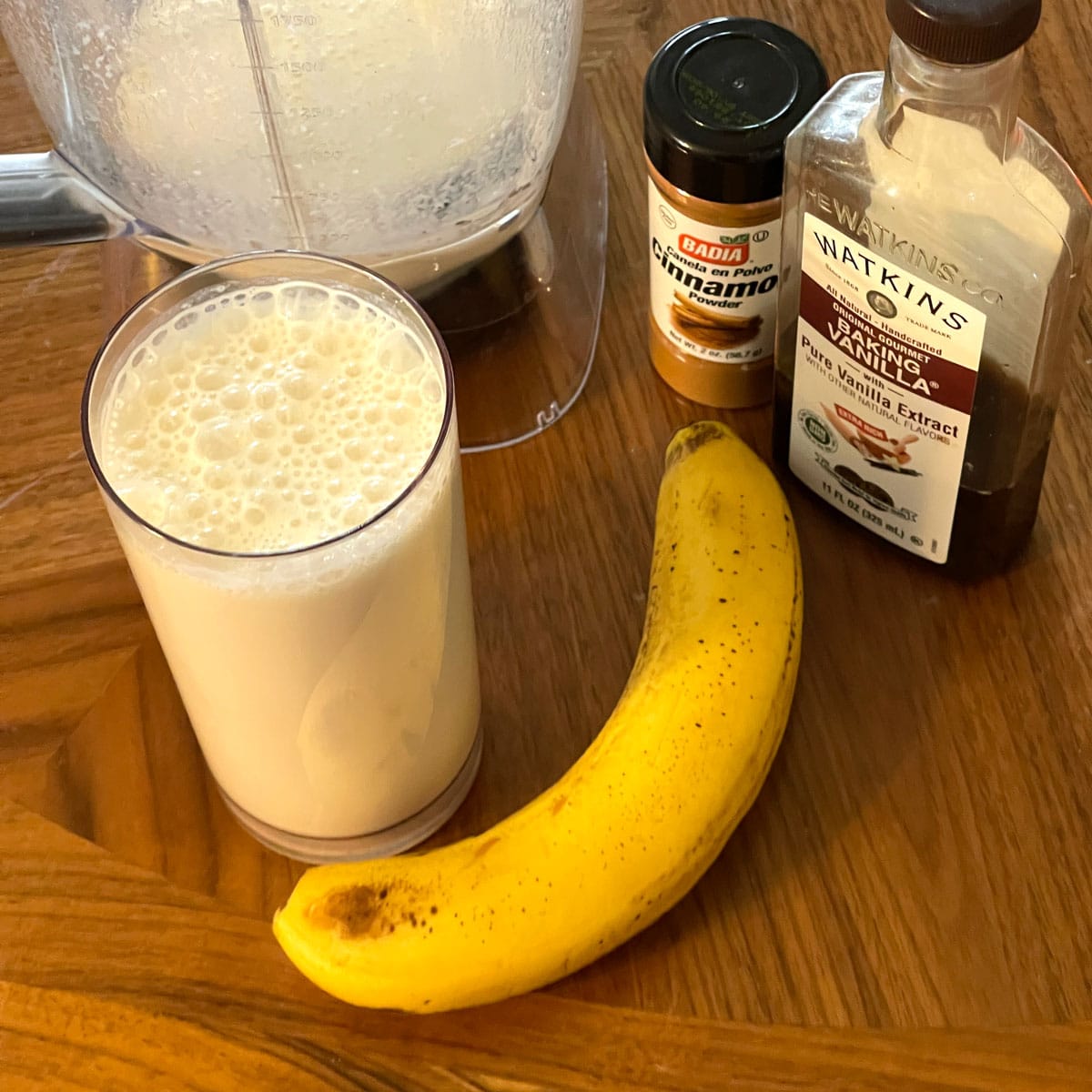 banana cinnamon milk ingredients