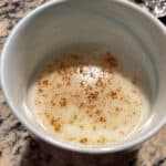 vanilla cinnamon flavored milk