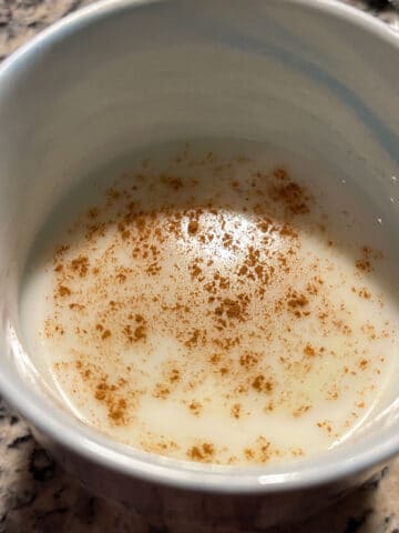 vanilla cinnamon flavored milk