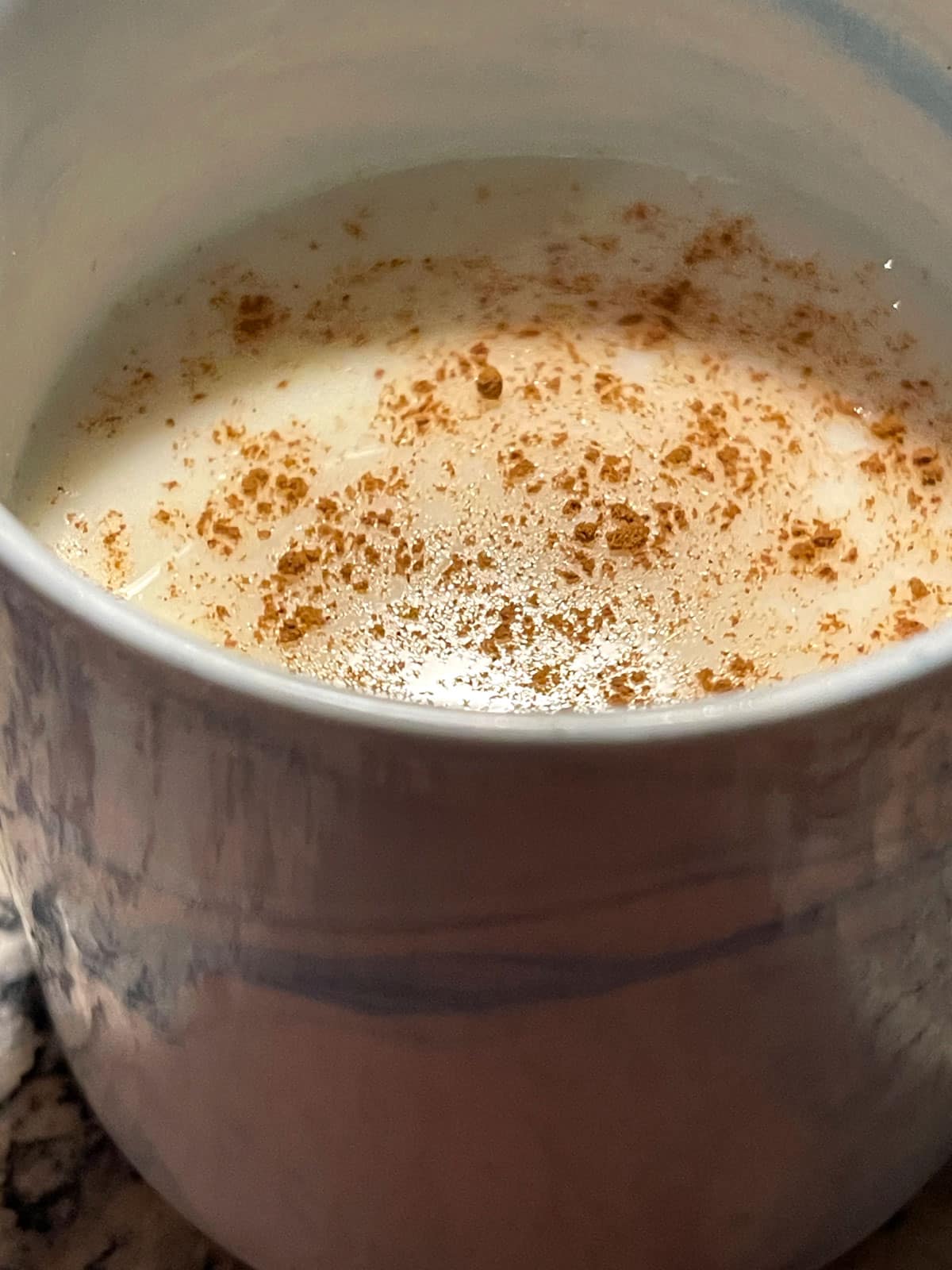 vanilla cinnamon flavored milk