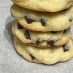 eggless vanilla chocolate chip cookies