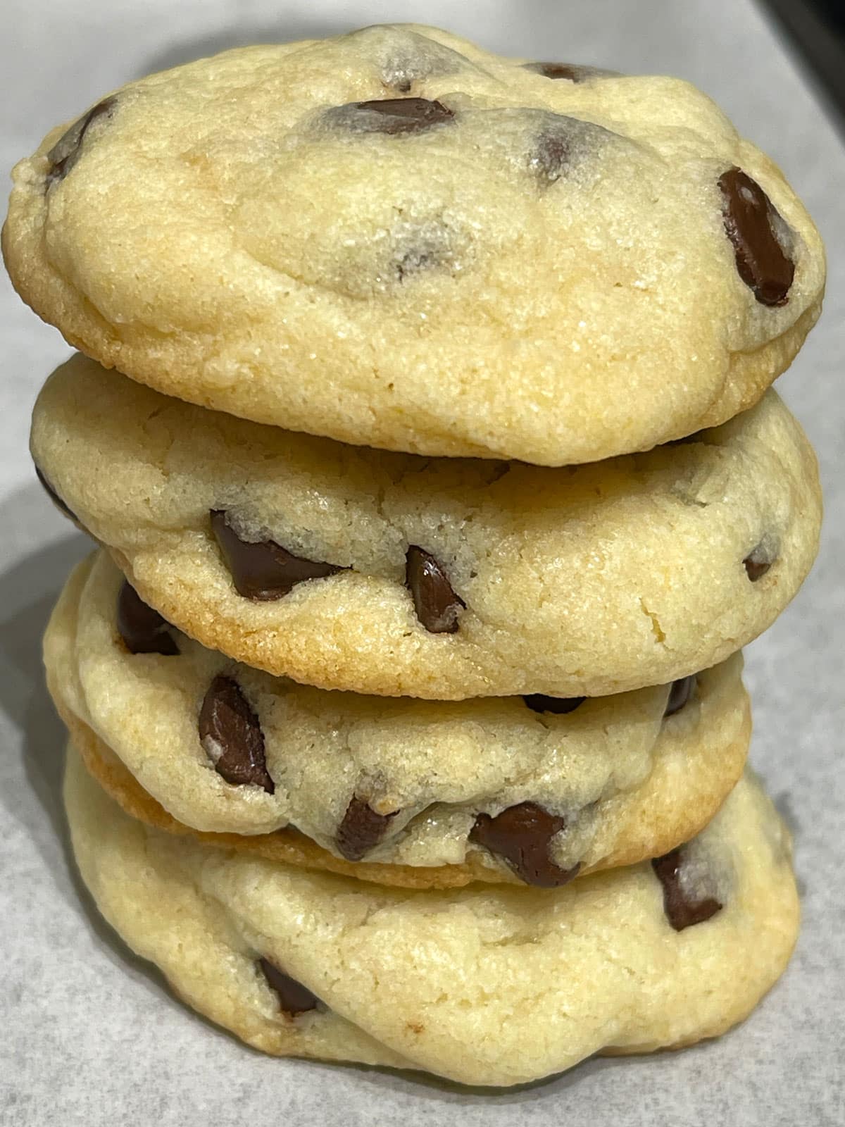 vanilla chocolate chip cookies eggless