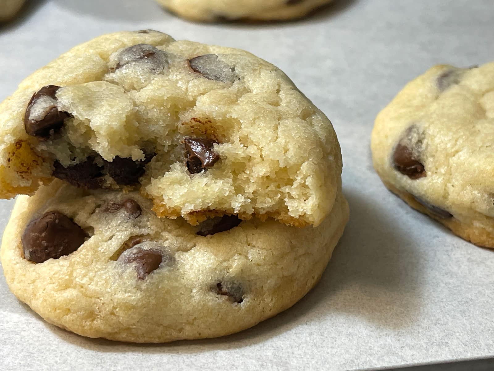 vanilla chocolate chip cookies eggless