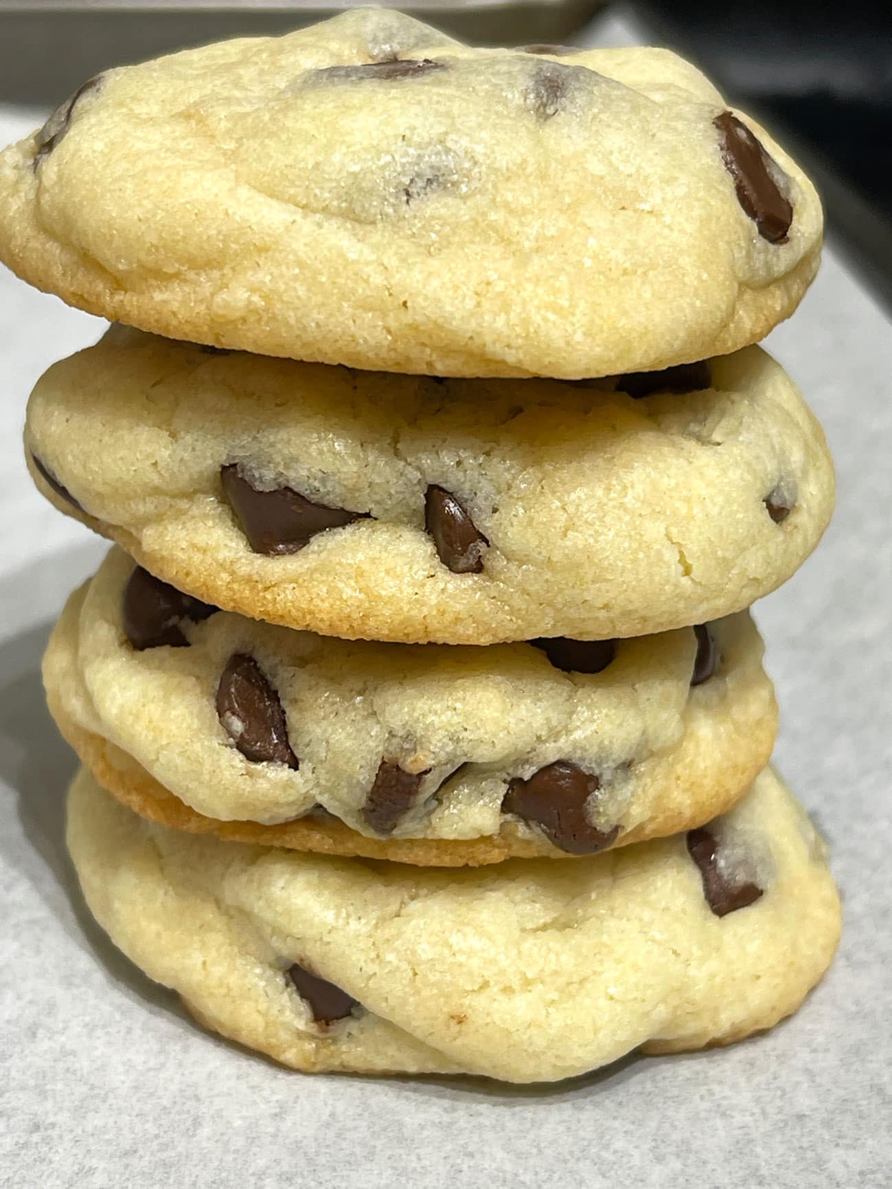vanilla chocolate chip cookies eggless